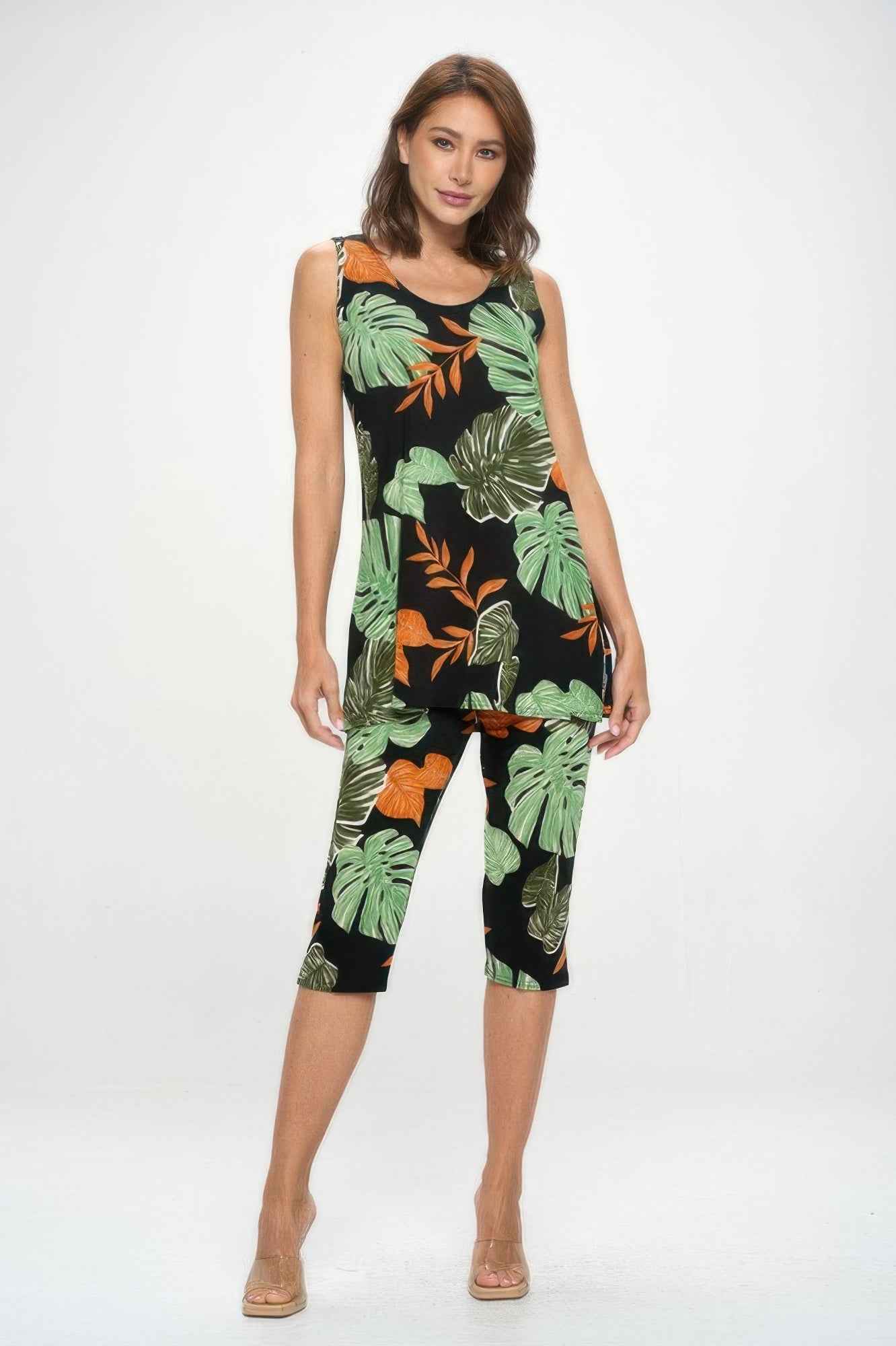 Bns Tank Capri Pants Set