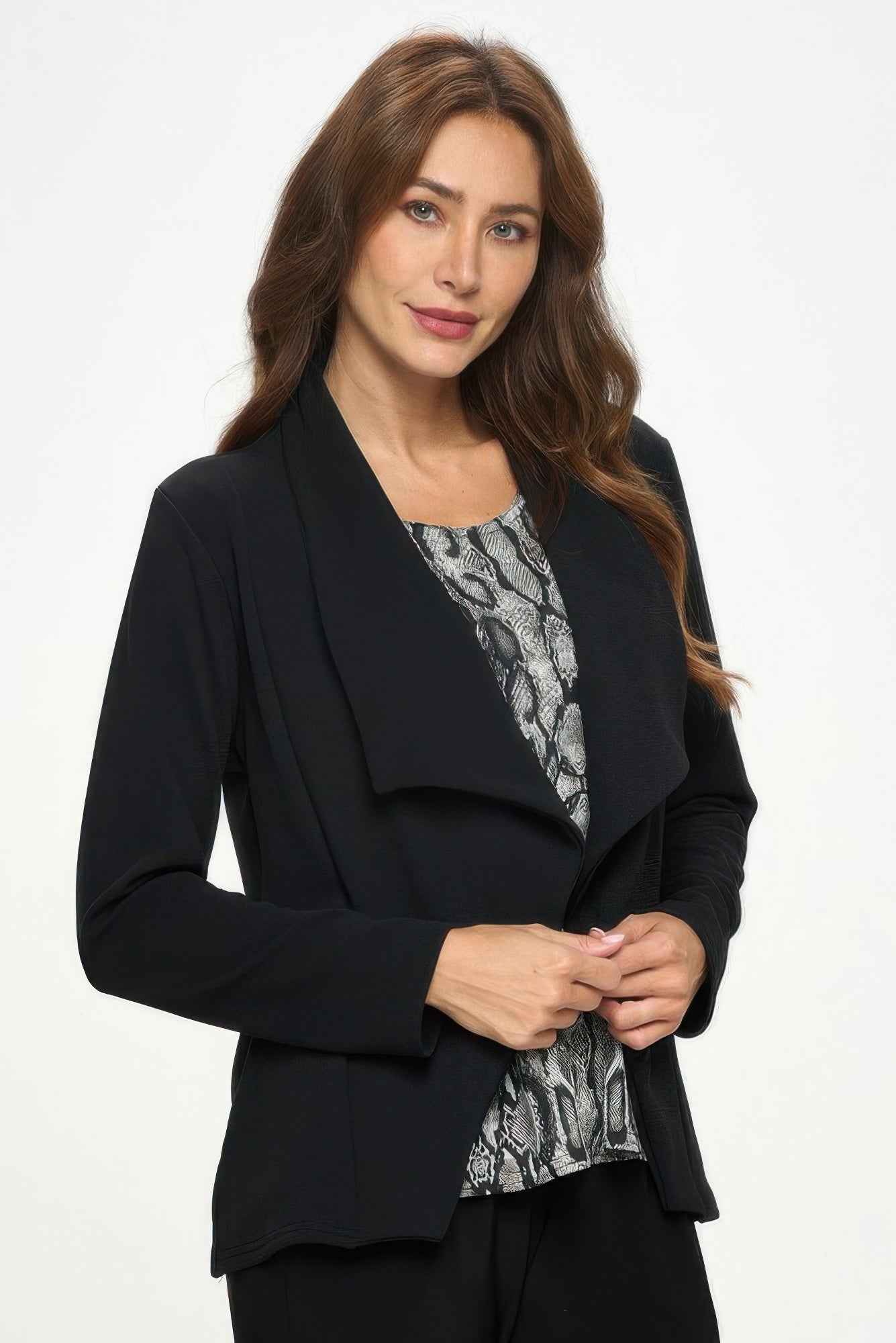Liverpool Front Drape Jacket