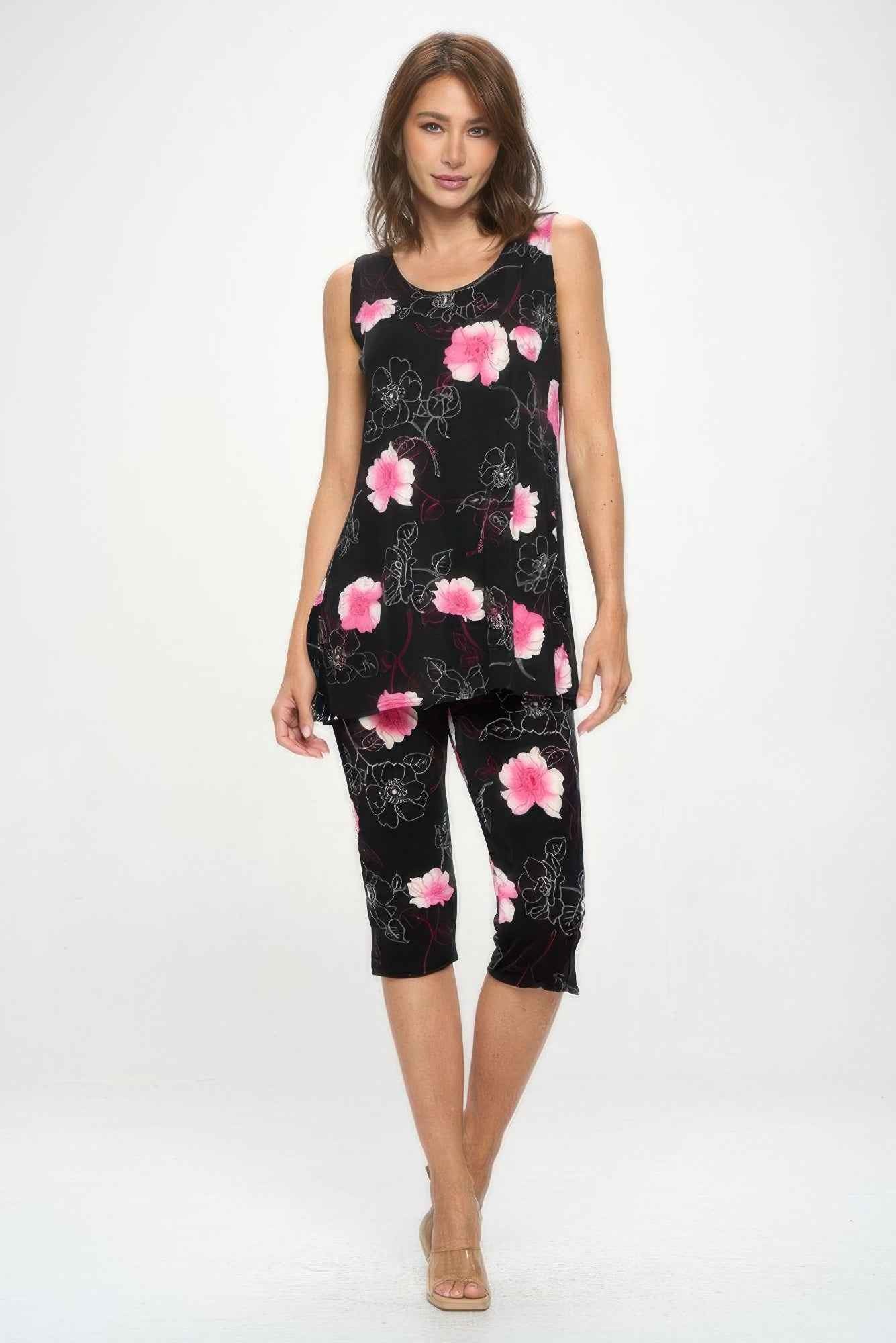 Bns Tank Capri Pants Set