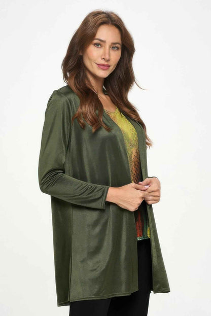 Satin Washer Duster Jacket