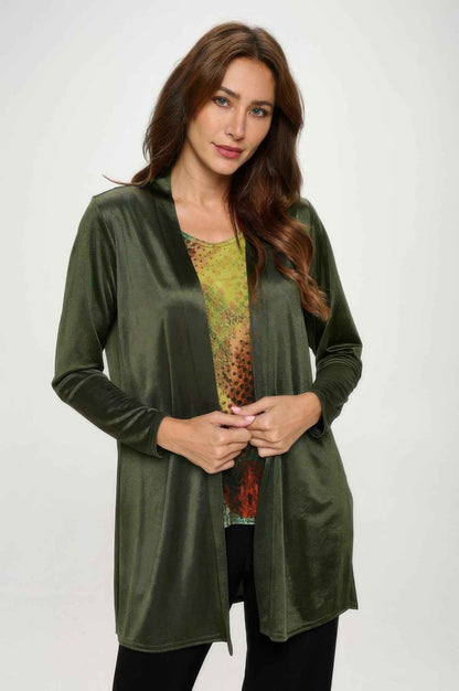 Satin Washer Duster Jacket