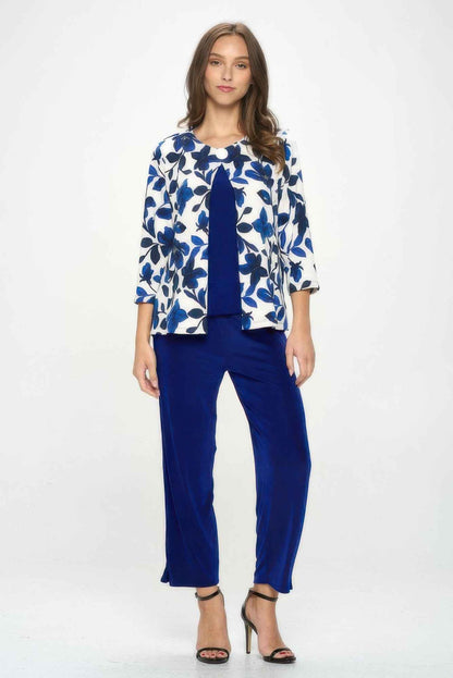 Damboru Print Button Jacket