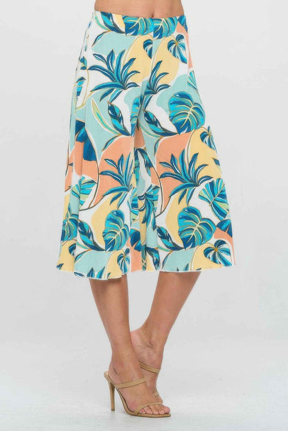 Bns Print Gaucho Pants