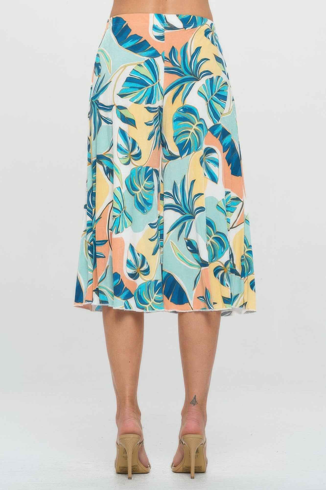 Bns Print Gaucho Pants