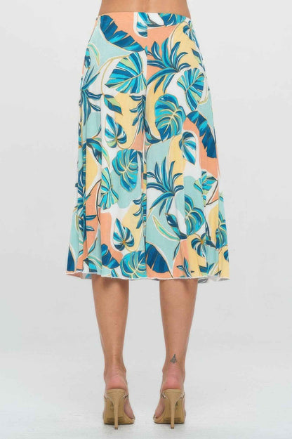 Bns Print Gaucho Pants