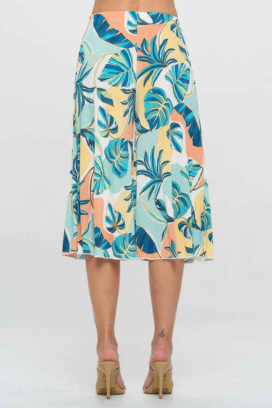 Bns Print Gaucho Pants