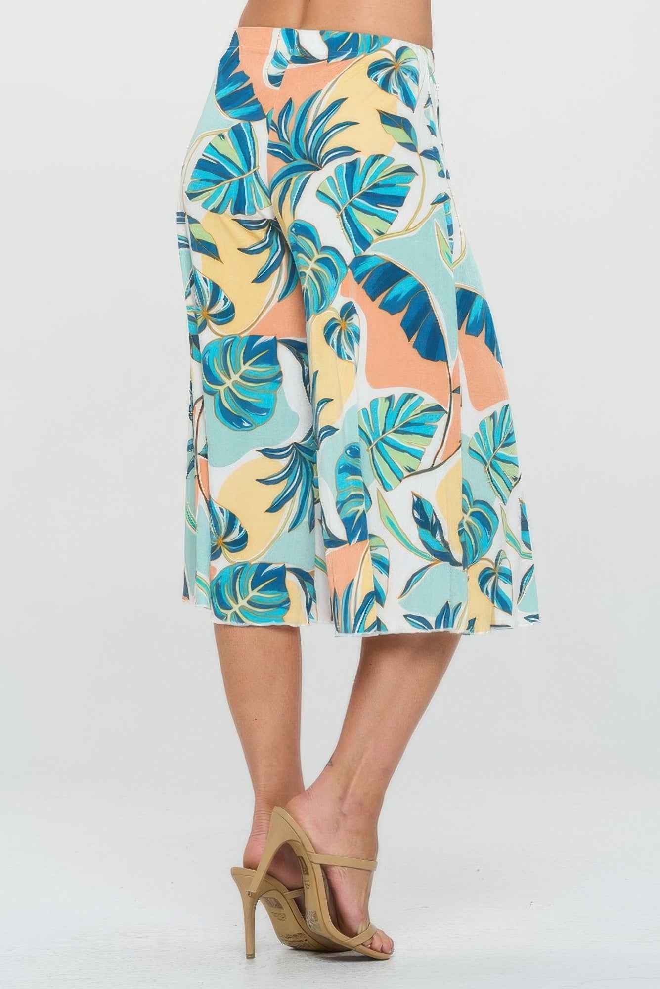 Bns Print Gaucho Pants