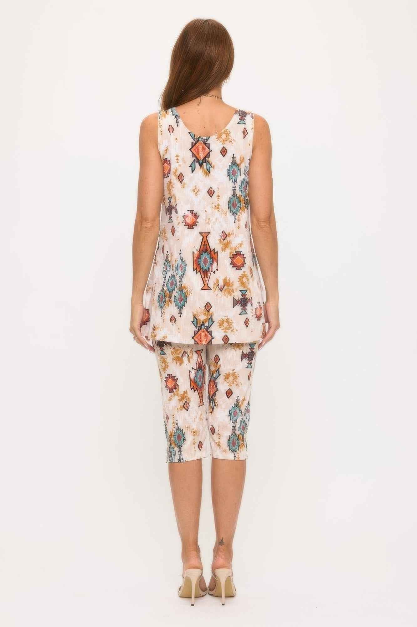 Bns Tank Capri Pants Set