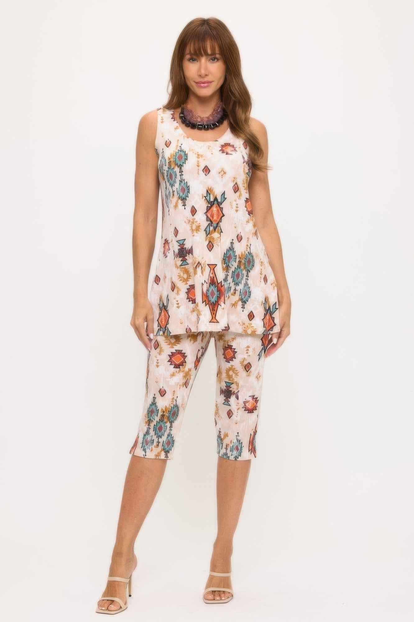 Bns Tank Capri Pants Set