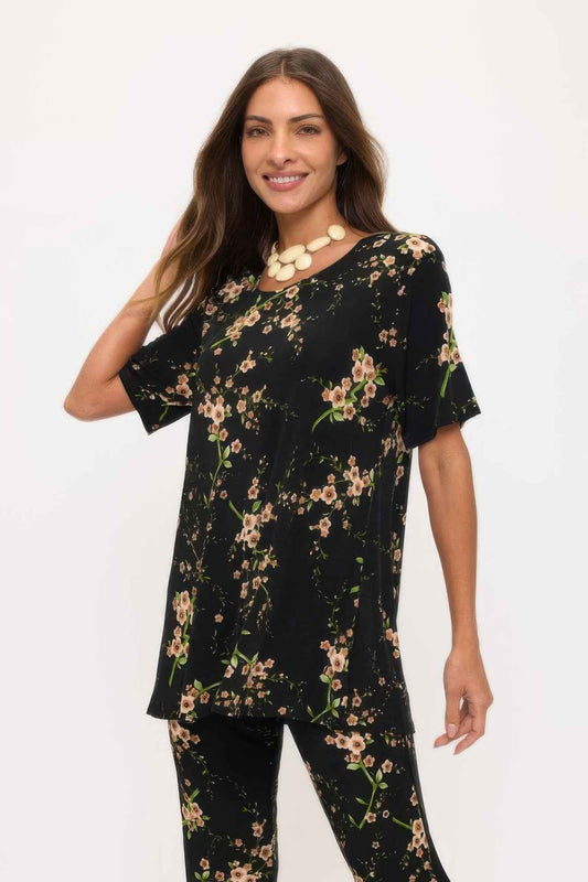 Print Bns Capri Pants Set