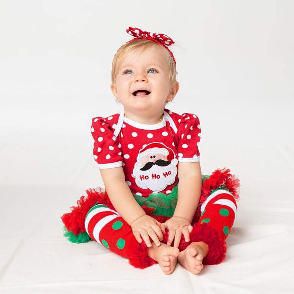 Baby Girls First Christmas Costumes Elf Lil Outfit Newborn Xmas