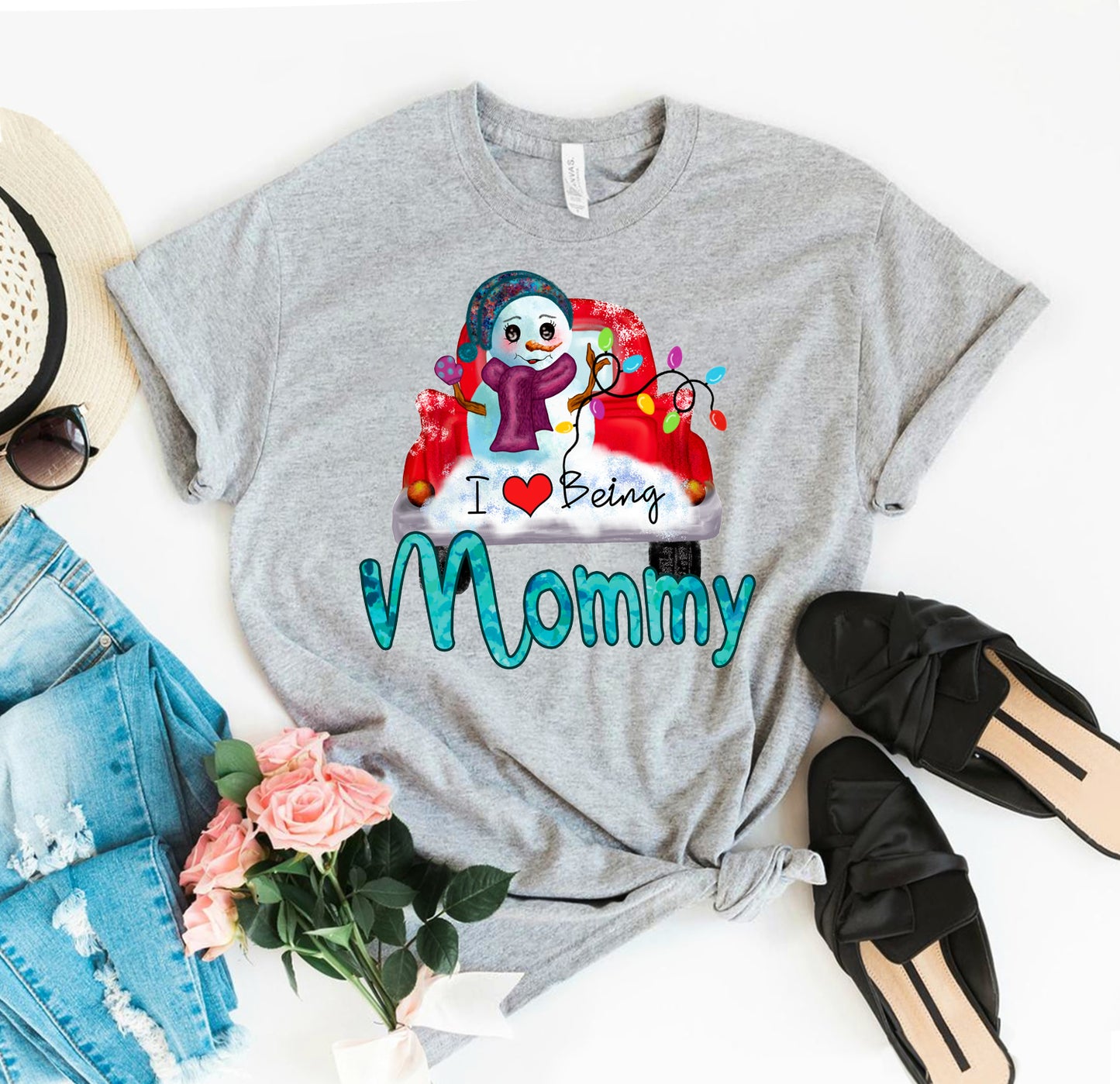 I Love Being A Mommy Christmas T-shirt