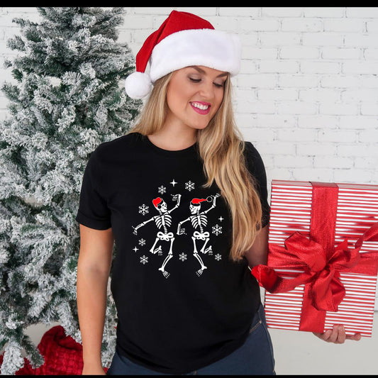 Christmas Dancing Skeleton Shirt