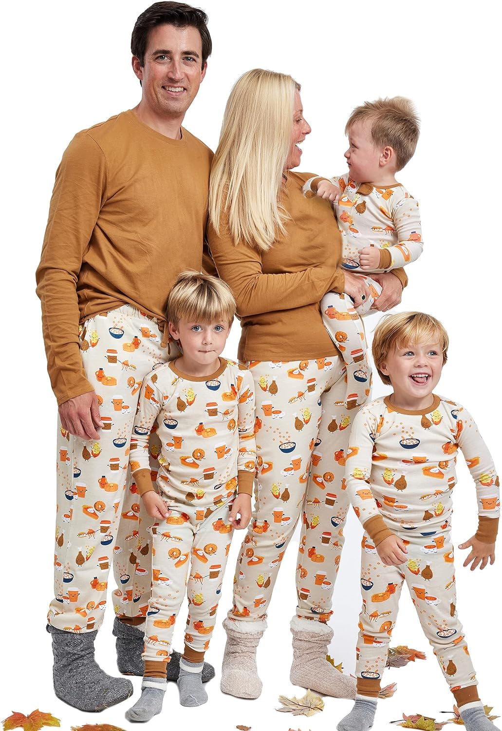 Family Matching Holiday Pajamas Organic Cotton for Men, Women, Kids, Toddlers, Baby Boys, Girls, Unisex Pets