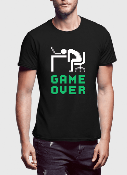 Game Over Half Sleeves T-shirt