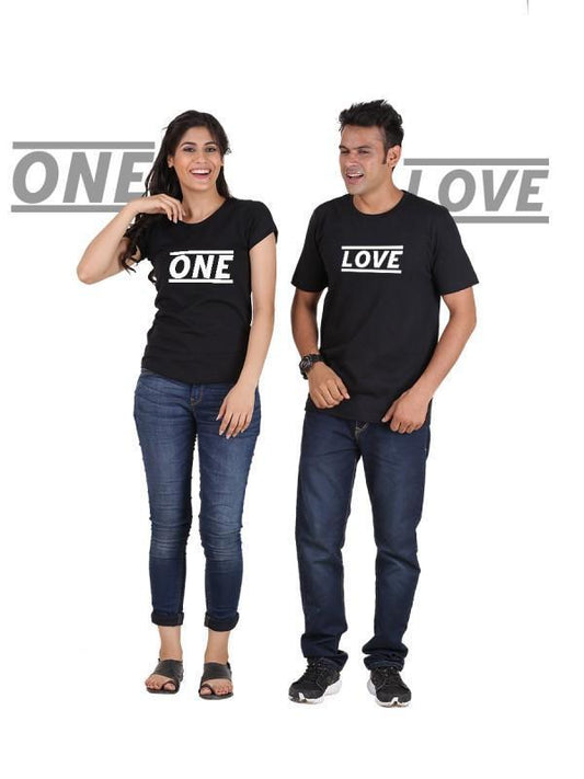 Soulmate (Classic) Classic Couple T-Shirt Black